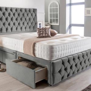 Chesterfield Divan Bed With Footboard
